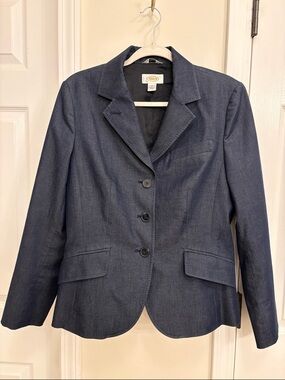Talbots Dark Navy Tailored Blazer